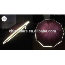 Hi-visible reflective waterproof umbrella